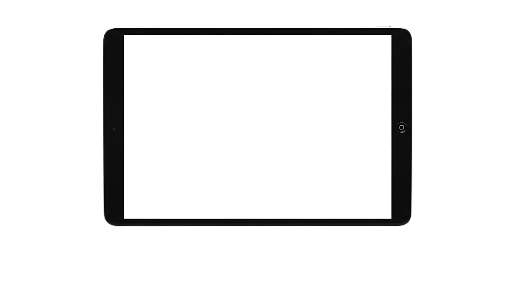 digitale tavoletta computer con un' vuoto bianca schermo isolato su un' trasparente sfondo per modello uso png