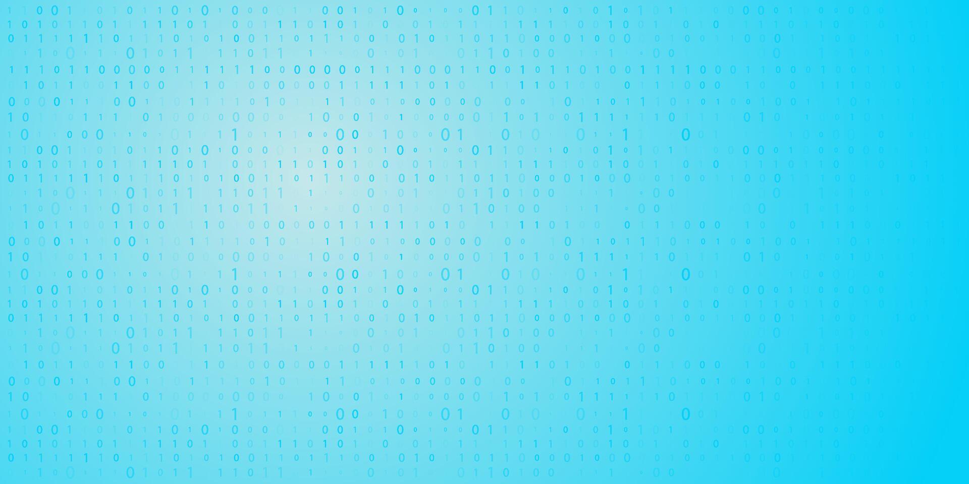 Binary Code Digital Background Technology Concept 72897326 Vector Art ...