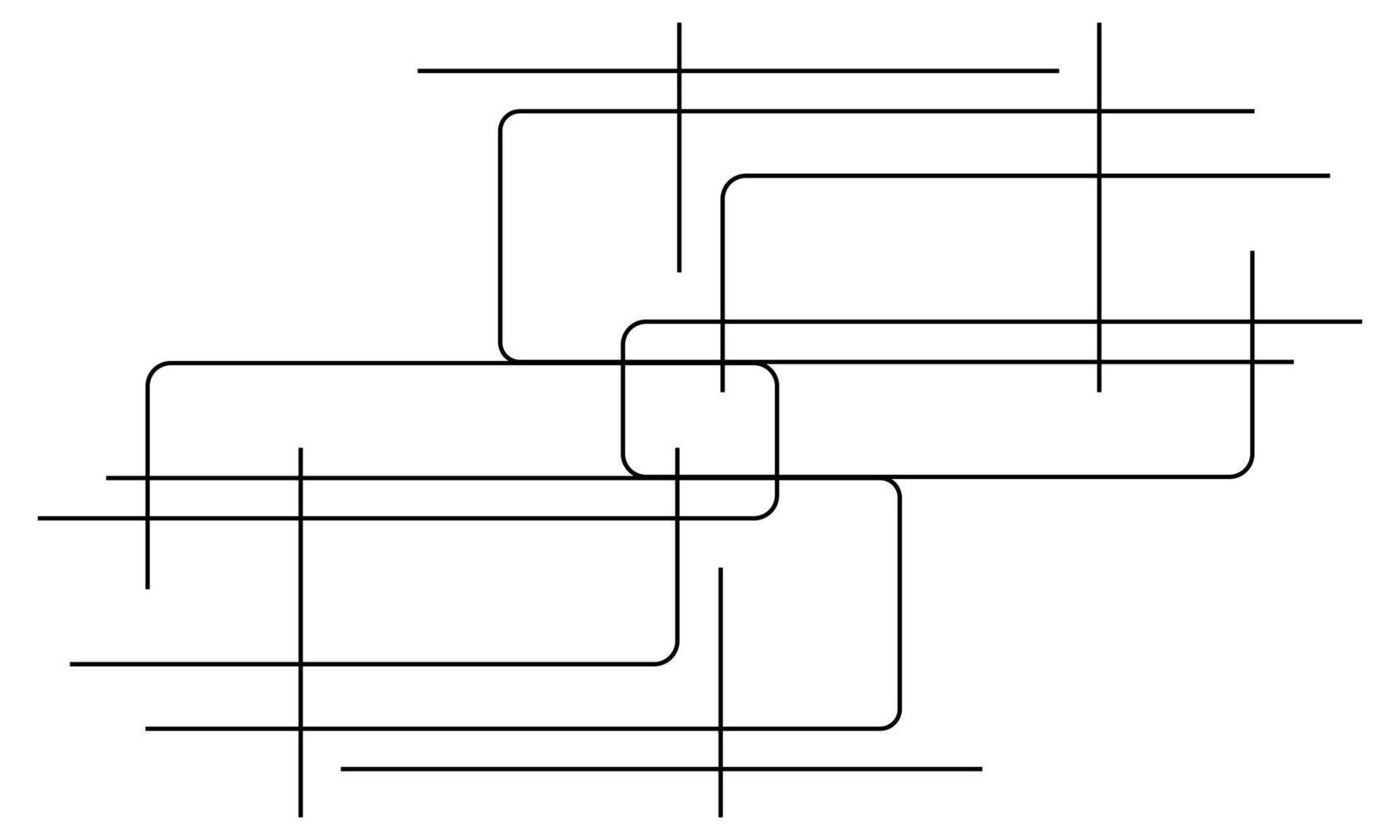 moderno mínimo línea elementos en antecedentes vector