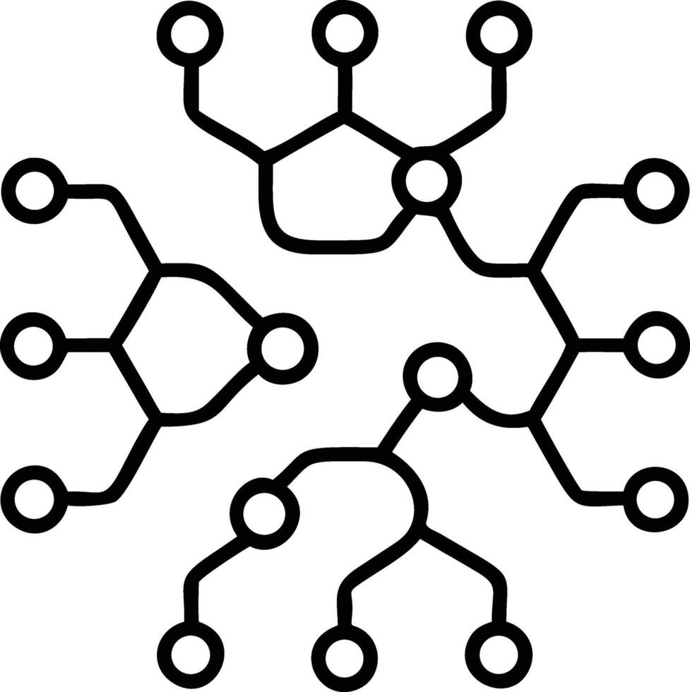 dinámica red sistema conectando nodos y datos fluir representa moderno tecnología y complejo información intercambiar para innovación vector