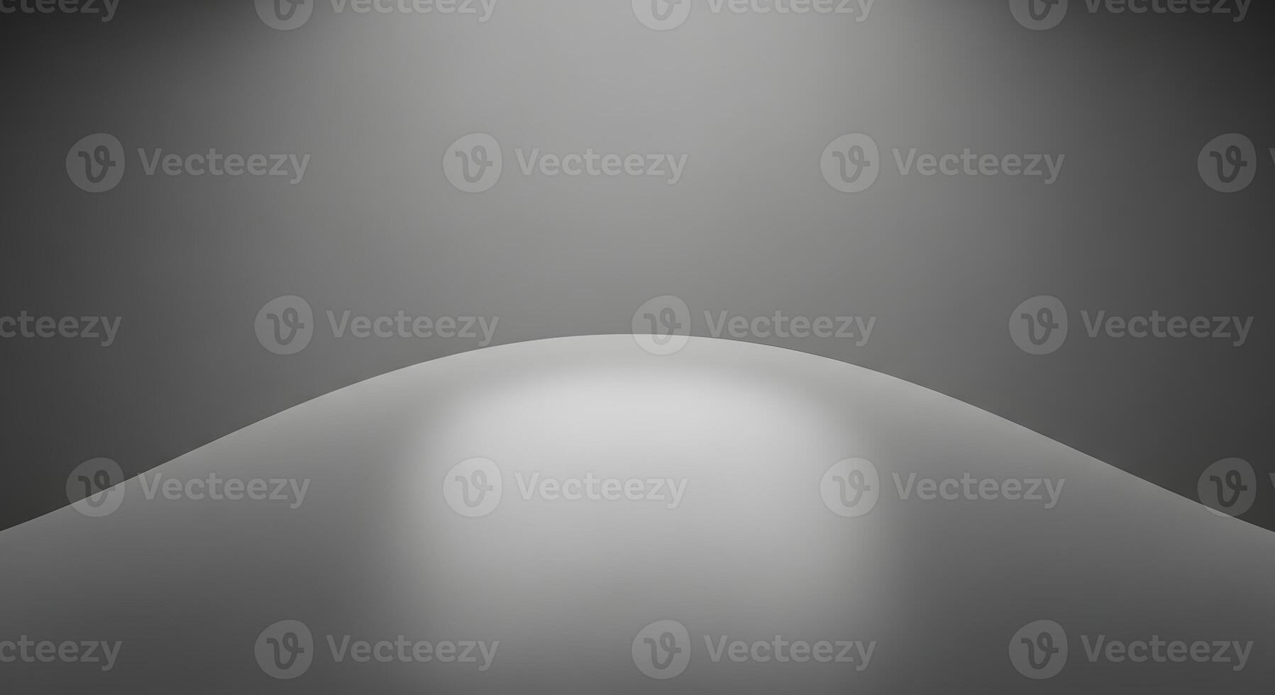 Minimalist 3D Render Smooth Surface Stage for Product Display in a Monochromatic Setting photo