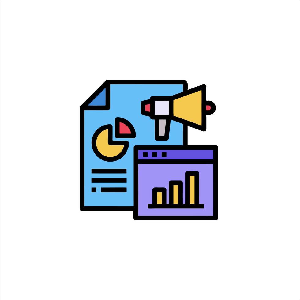 Marketing Strategy Data Analysis Graph and Promotion, business vector