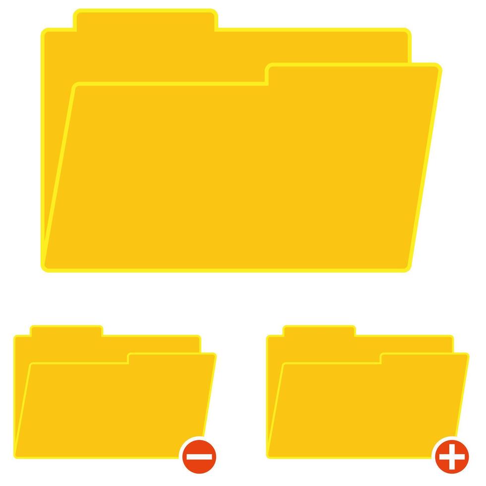 computer file icon with add file and delete file isolated on white. vector