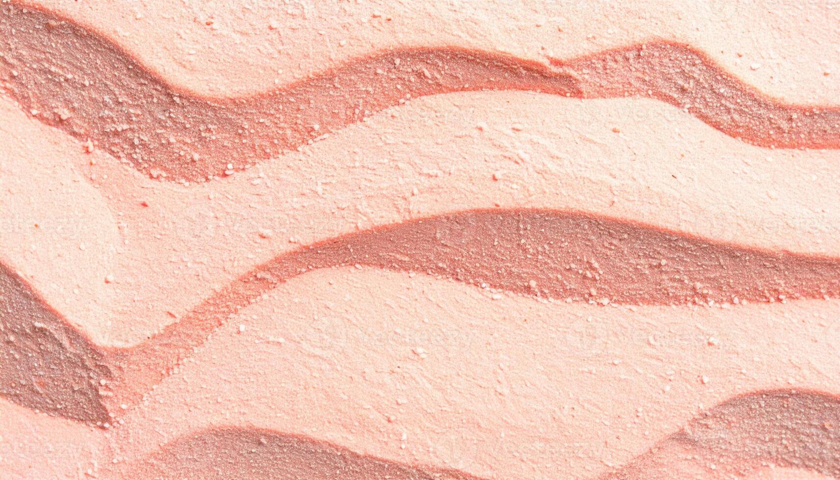 Abstract salmon color waves create a beautiful organic pattern in a textured surface background for artistic or decorative purposes now photo