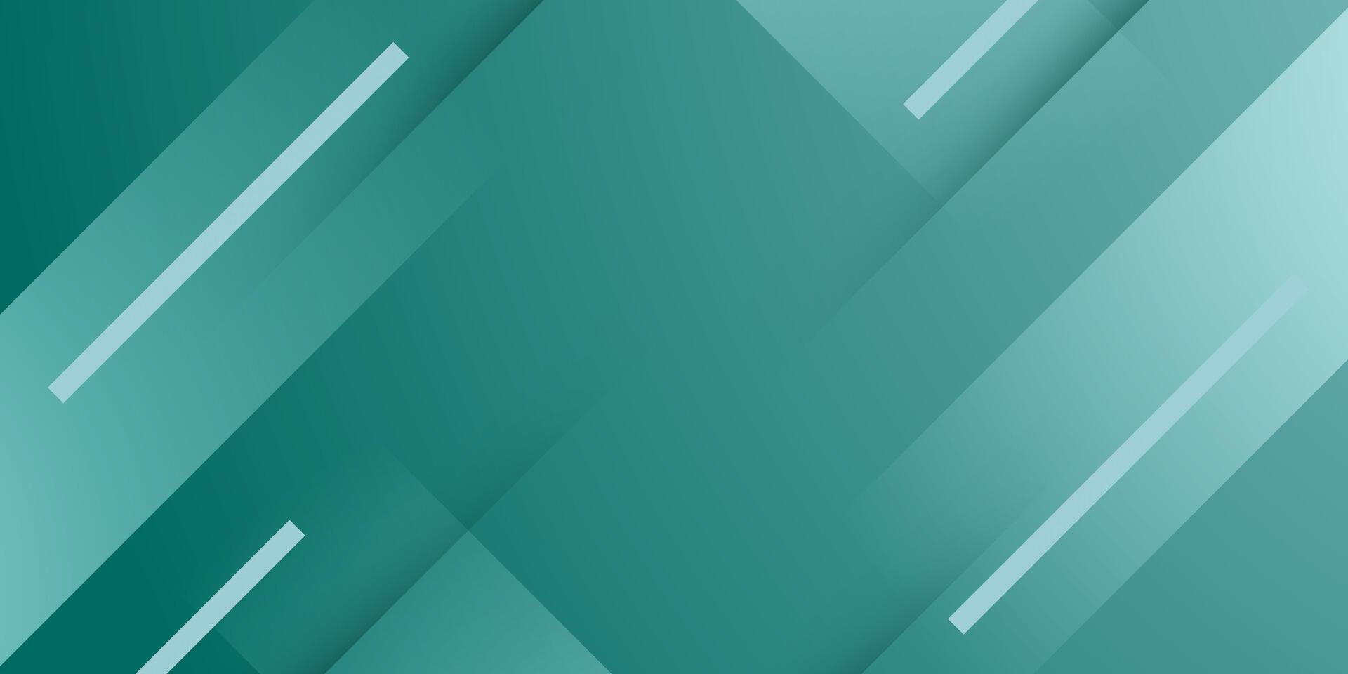 Abstract green banner background. Colorful overlap square shapes pattern concept. vector