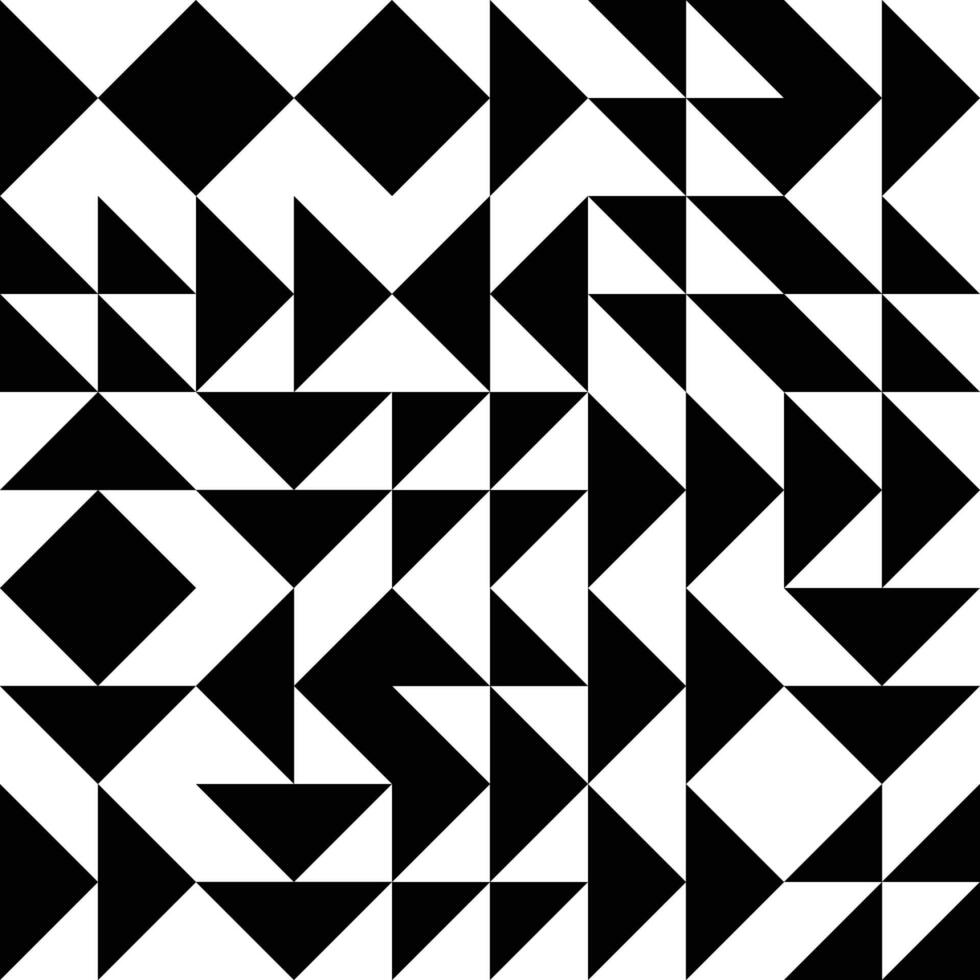 Retro set of four black and white geometric pattern minimal posters with 20s geometric design. Trendy bauhaus pattern background for cover design a poster and backdrop vector