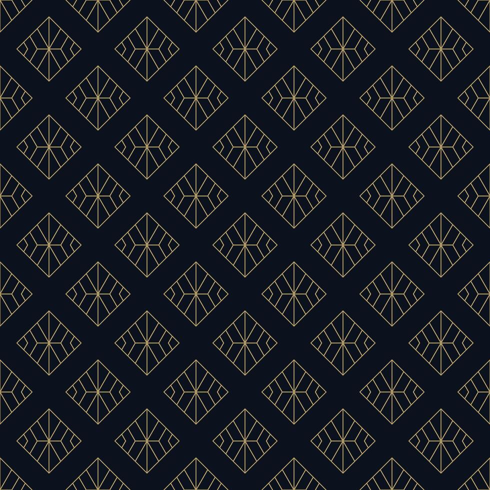 Geometric luxury pattern. Seamless ornamental pattern background. Artistic style dark line pattern background. vector