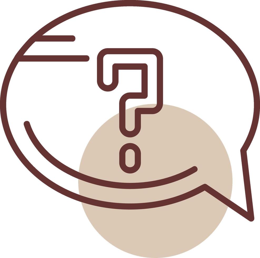 ayuda línea circulo icono diseño vector