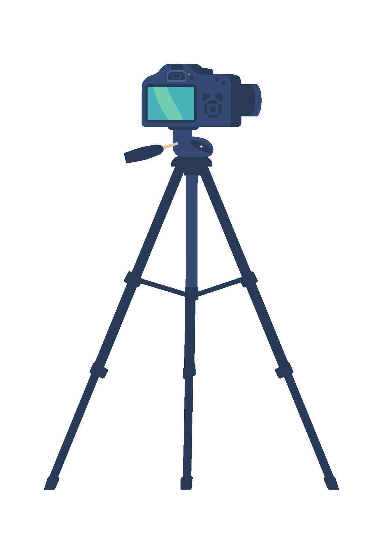 camera on tripod 73033430 Vector Art at Vecteezy