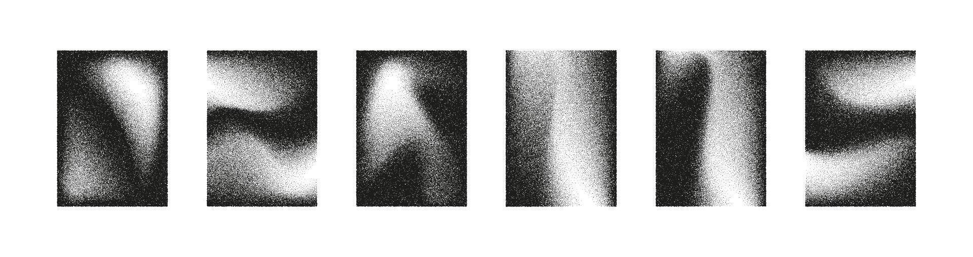 Set vertical background, abstract grain, noise, and pattern fill , where grain, noise, and pattern blend with spray, dust, and halftone effects. A rough, textured, vintage-inspired design dots vector