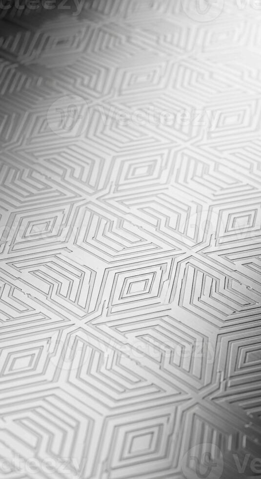 Abstract geometric pattern with a subtle metallic sheen creating a textured and visually engaging background photo