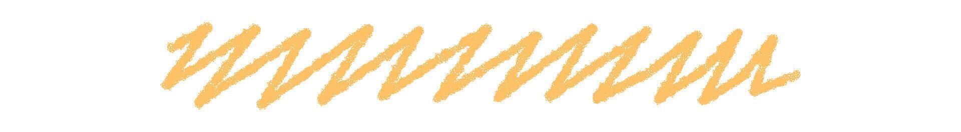 Hand drawn crayon stripe creates a box in bright sketch style. Scribble marker stroke forms a rectangle banner and label. Abstract background with text highlight, modern graphic for template or vector