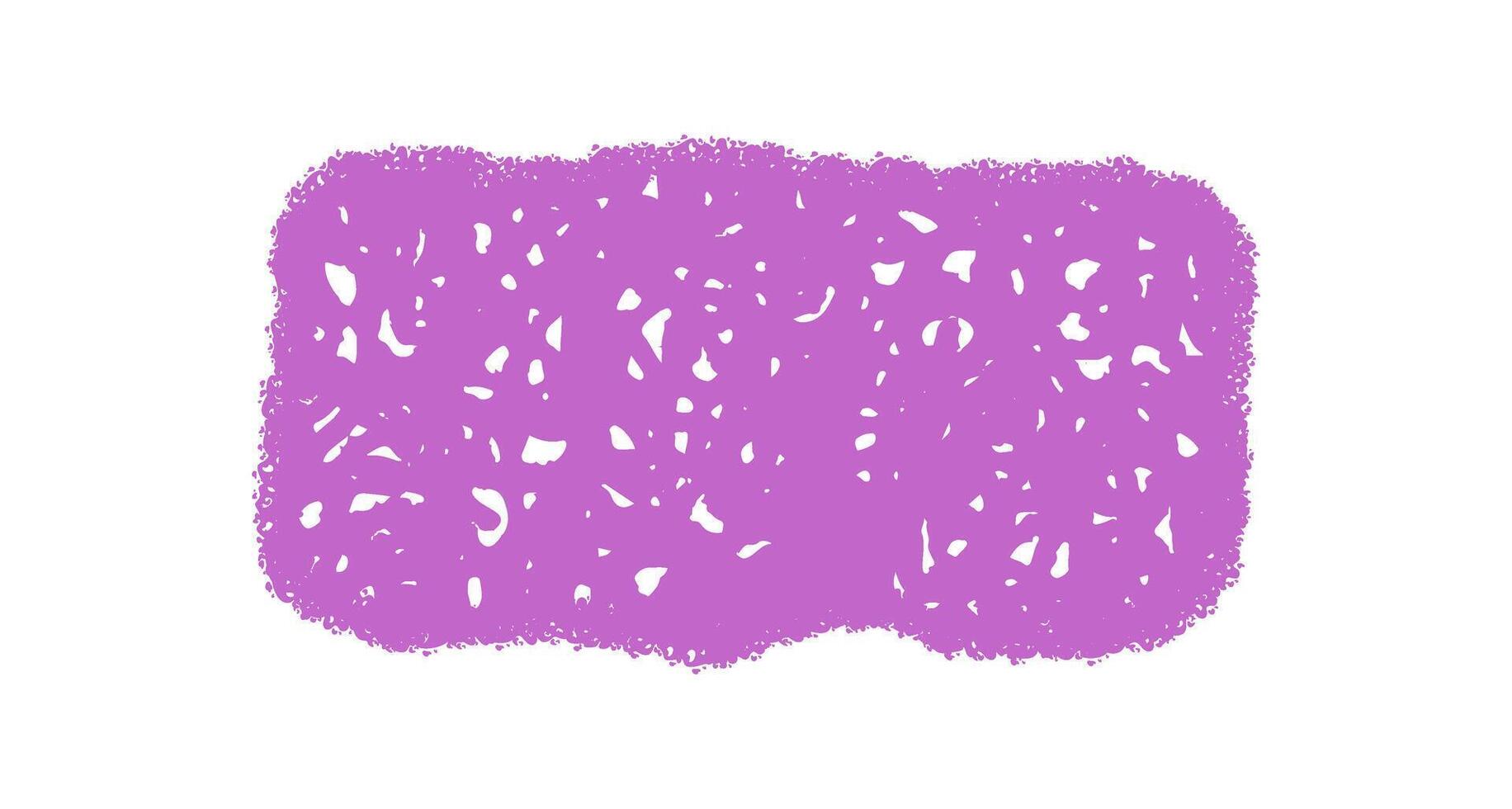 Wavy grunge chalk quote frame rectangle as organic scribble border. Abstract chalk texture and rough edge in graphic background for creative text or modern banner design. vector