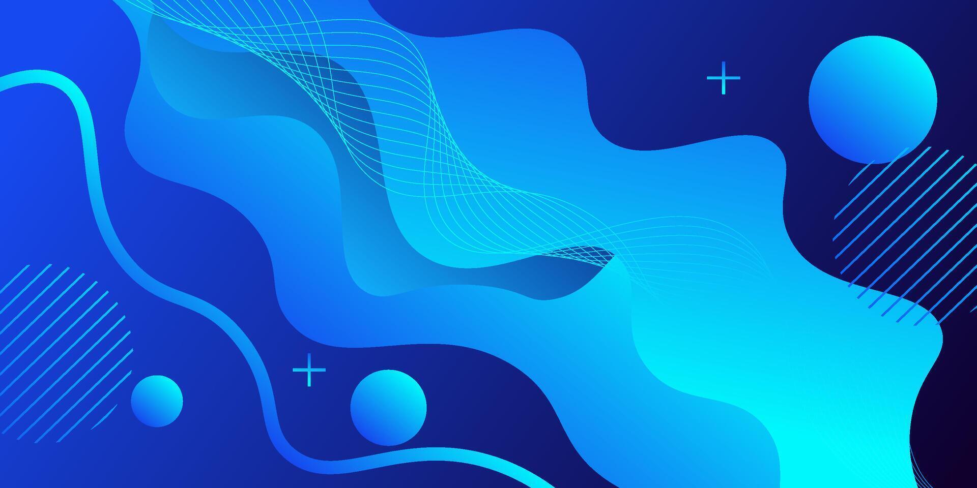 Abstract blue wave pattern background. Simple and elegant banner line pattern concept. eps10 vector