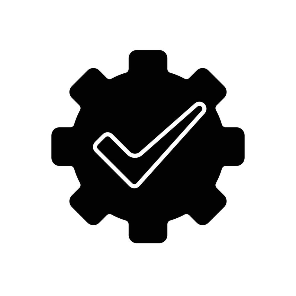 Best practice icons, gears with checklists, recommendations. business, feedback, flat design style on a white background vector