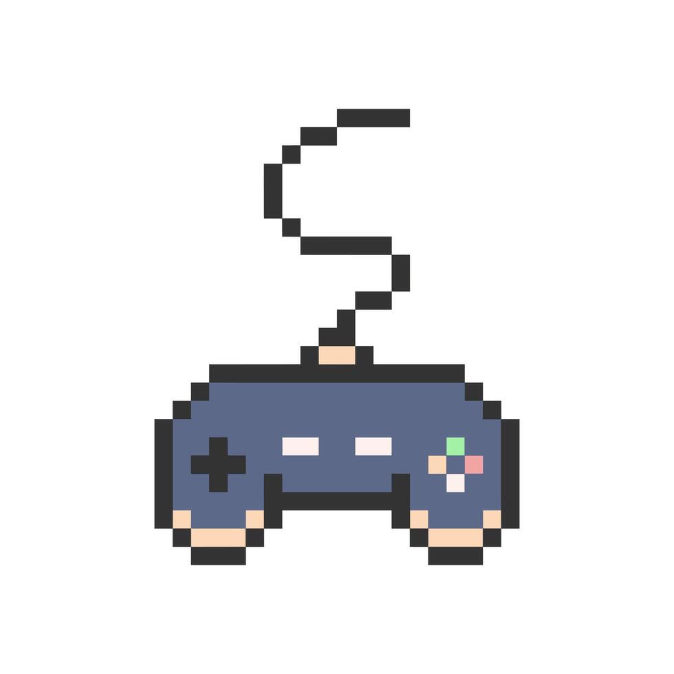 console controller pixelated vector