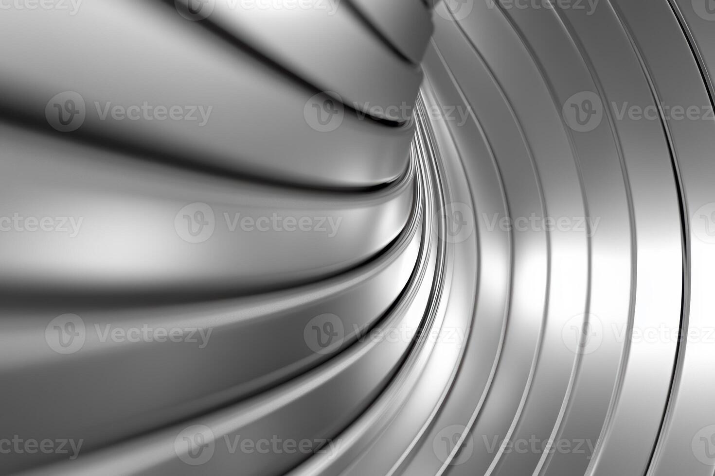 Metallic curves create flowing patterns in a sleek design photo