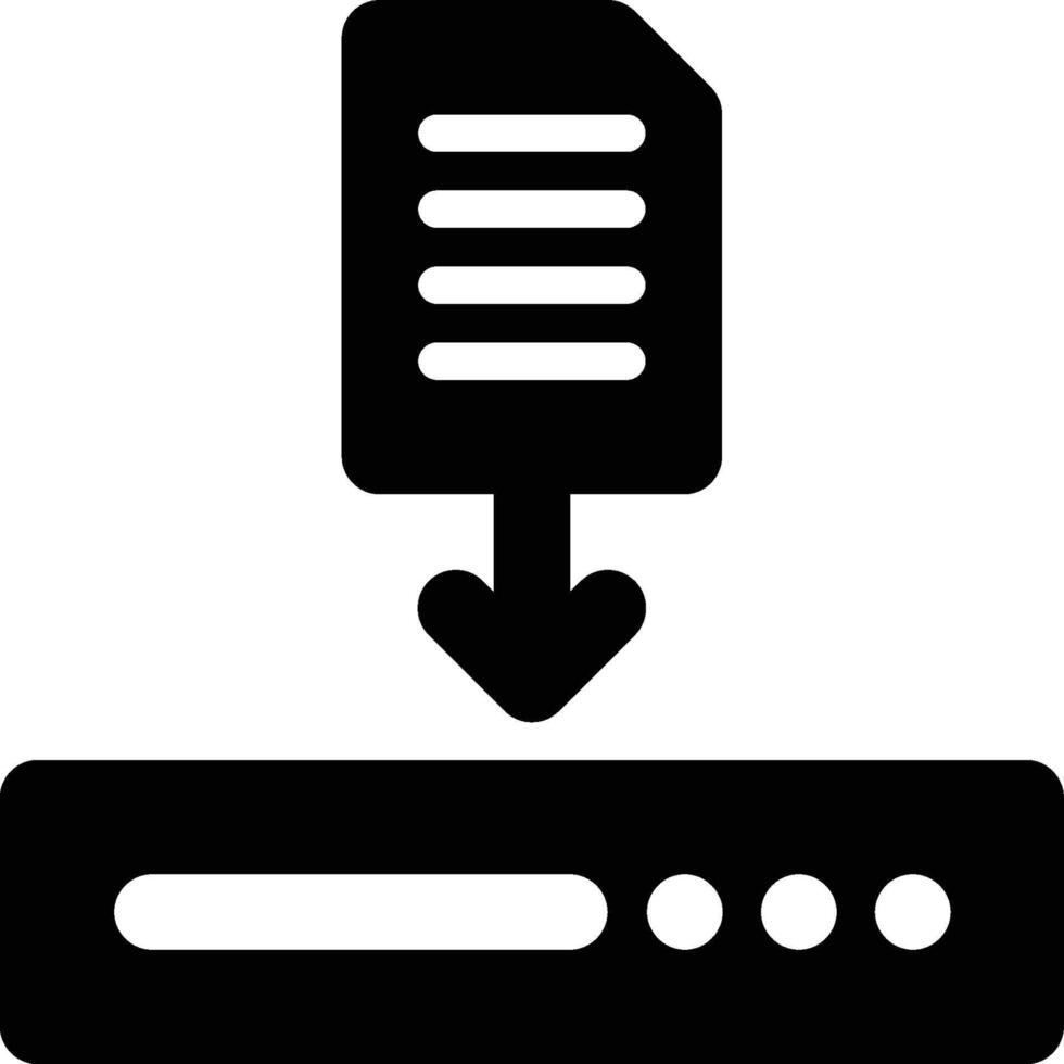 Implementation, Information System, Development Glyph Solid Icon vector