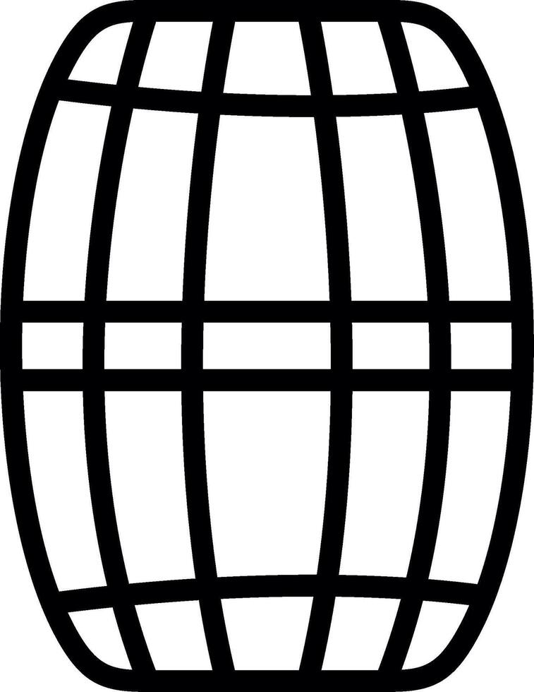 Barrel Sharp Edge Visual vector