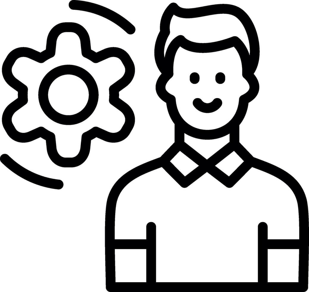 User Setting 3D Interface Shape vector