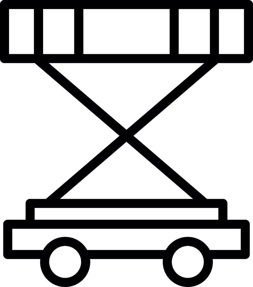 Scaffolding Smooth UI Symbol vector