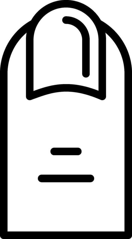 Finger Outlined Frame Object vector