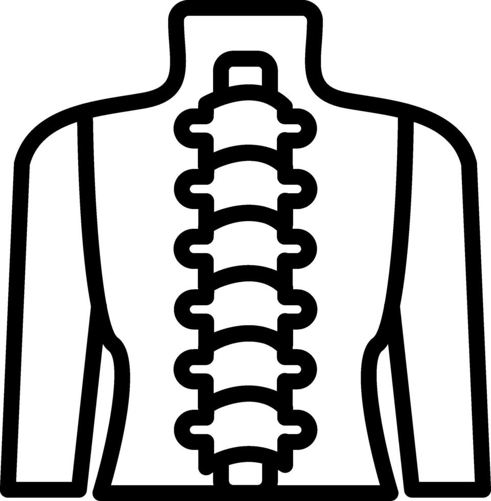 Spinal Cord Modern Tech Object vector