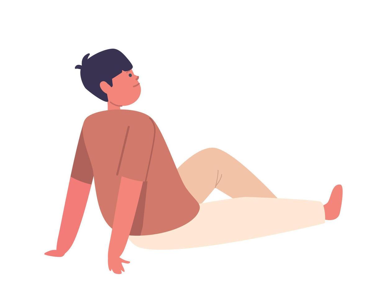 Engaged Child Sitting On Floor, Captivated By A Story Being Narrated, Experiencing The Joy Of Imagination And Learning vector