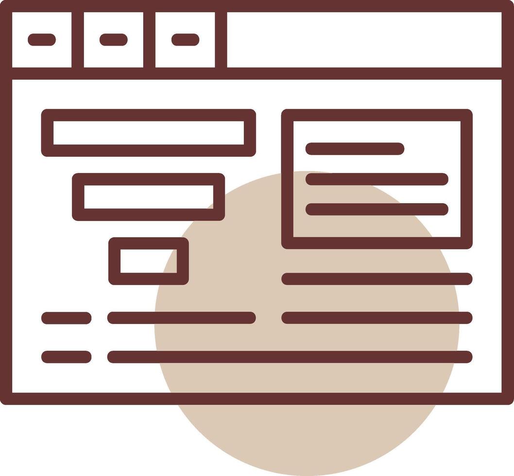 Conversion Circle Line Circle Icon vector