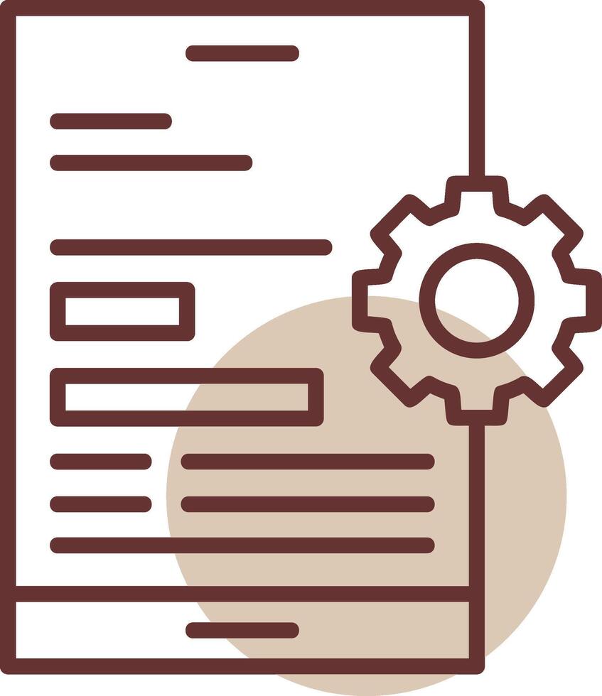 móvil mejoramiento circulo línea circulo icono vector