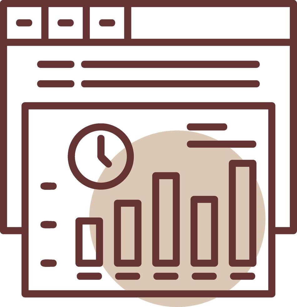 Exit rate Circle Line Circle Icon vector