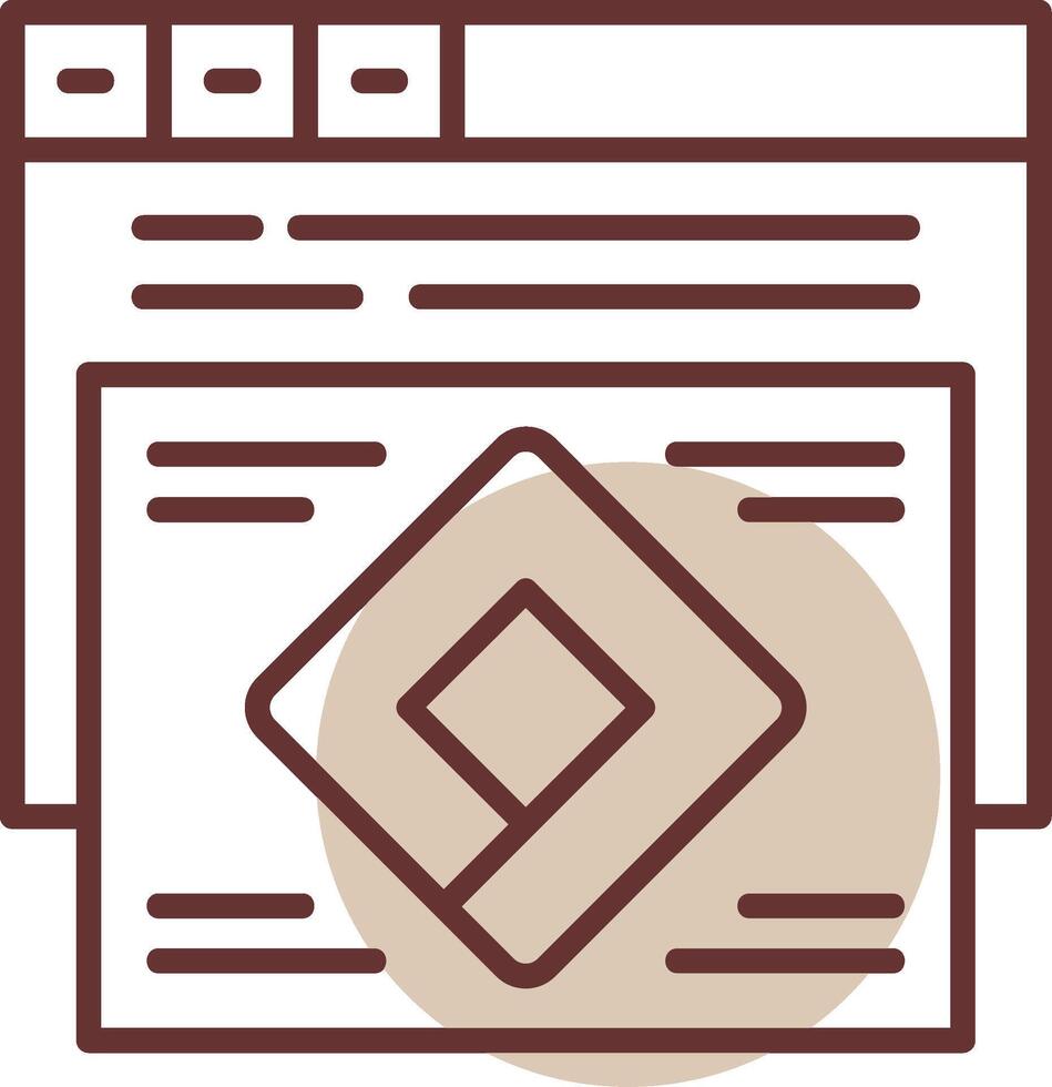 Attribution modeling Circle Line Circle Icon vector