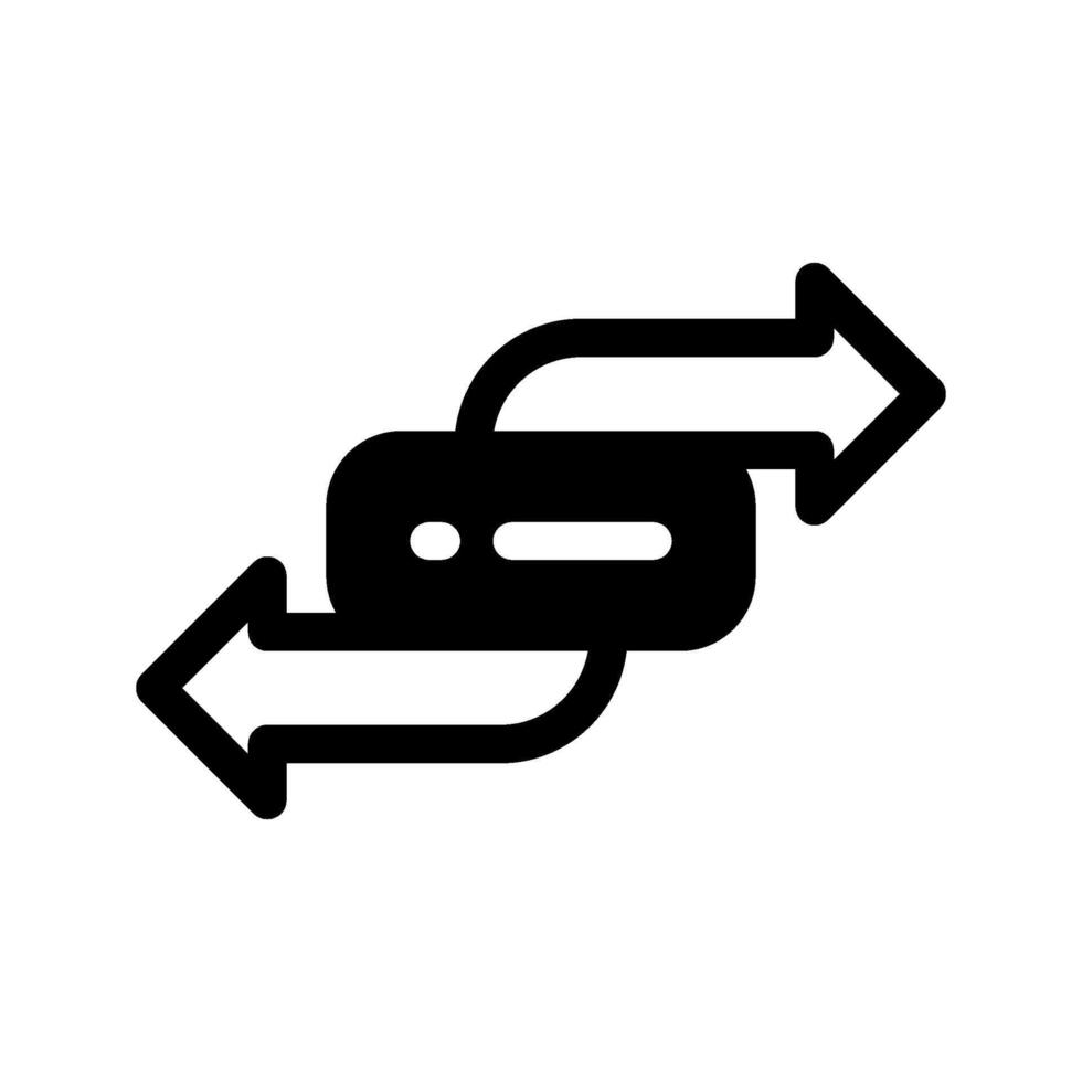 Illustration of Data Migration Icon vector