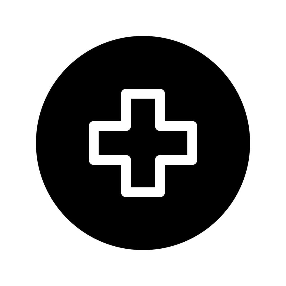 Illustration of Add Button Icon vector