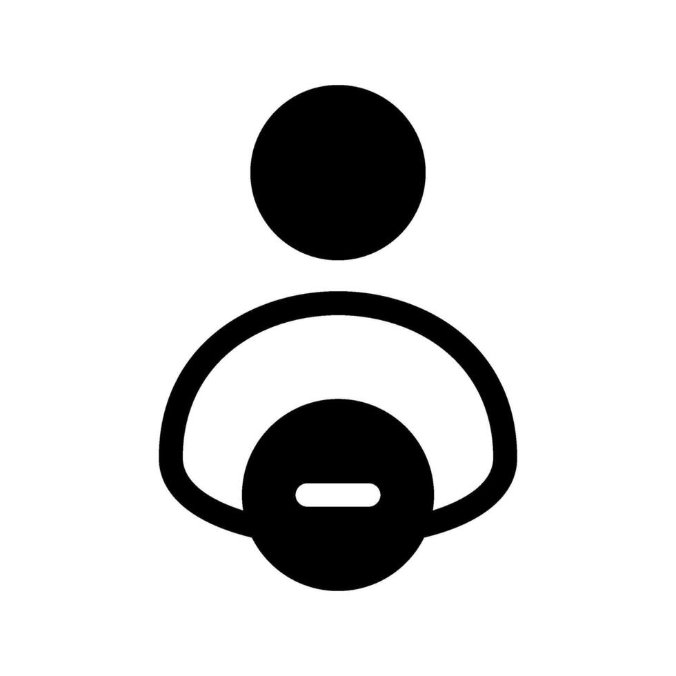 Illustration of Block User Icon vector