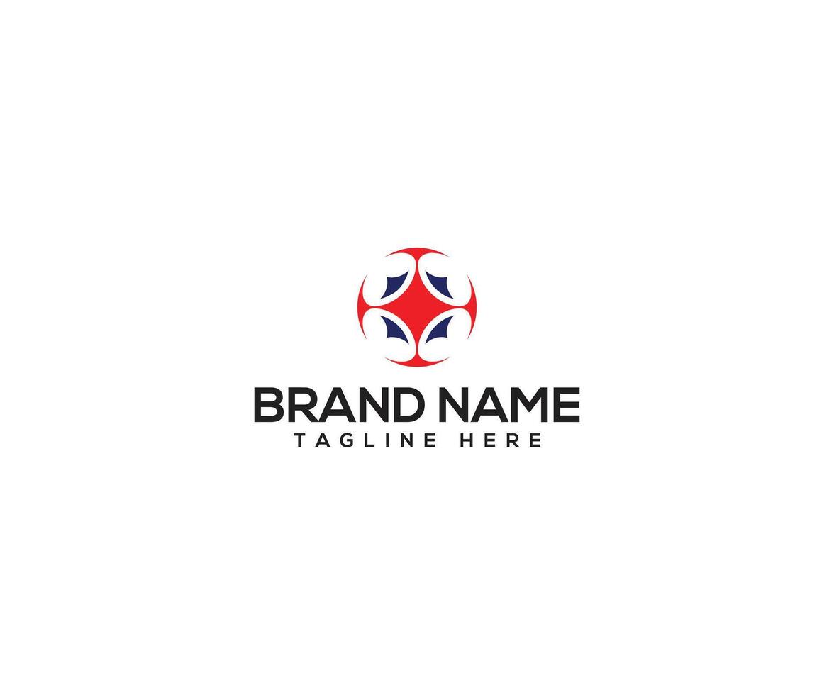 Abstract Emblem A minimalist and modern emblem, embodying a geometric design that suggests precision and innovation, a perfect representation of brand identity. vector