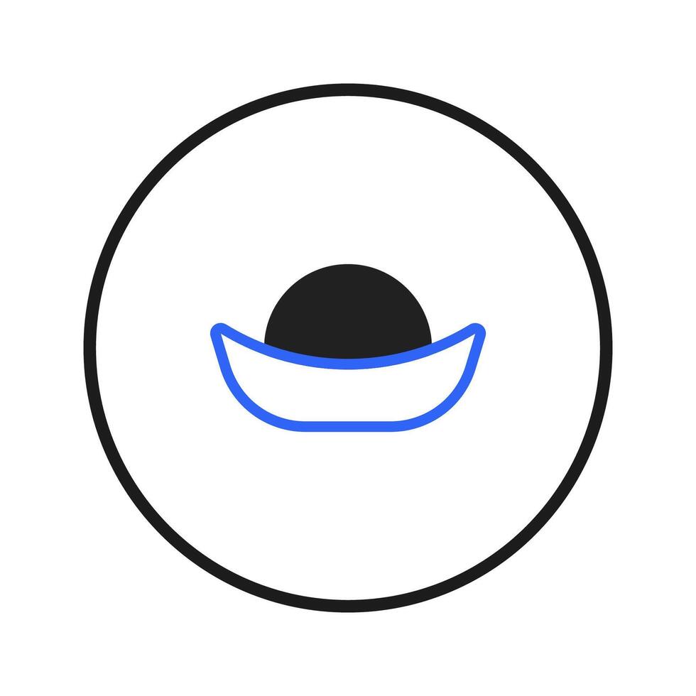 estilizado resumen formar en un circulo simbolizando envase participación objeto creando visual minimalista vector