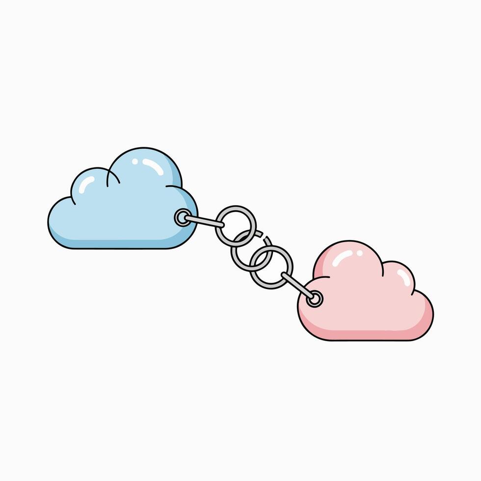 Cloud Computing Connection vector