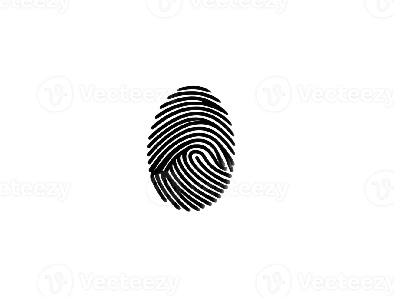 Fingerprint biometric security identification black isolated digital pattern unique personal technology authentication crime forensic access privacy scan abstract detail closeup texture swirl loop png