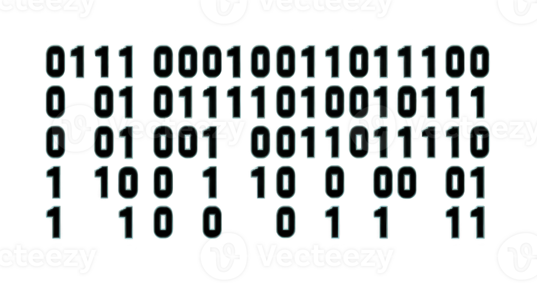 binario codice digitale sfondo nero fondale raggiante bianca numeri tecnologia concetto astratto dati futuristico stile moderno design informatica tema misterioso umore png