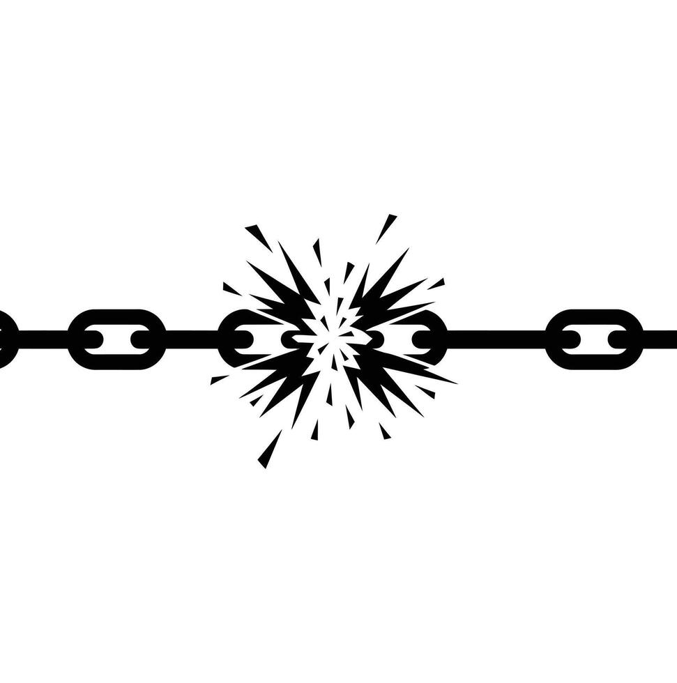rotura gratis desde limitaciones simboliza liberación, progreso, y superar limitaciones en un poderoso visual. vector