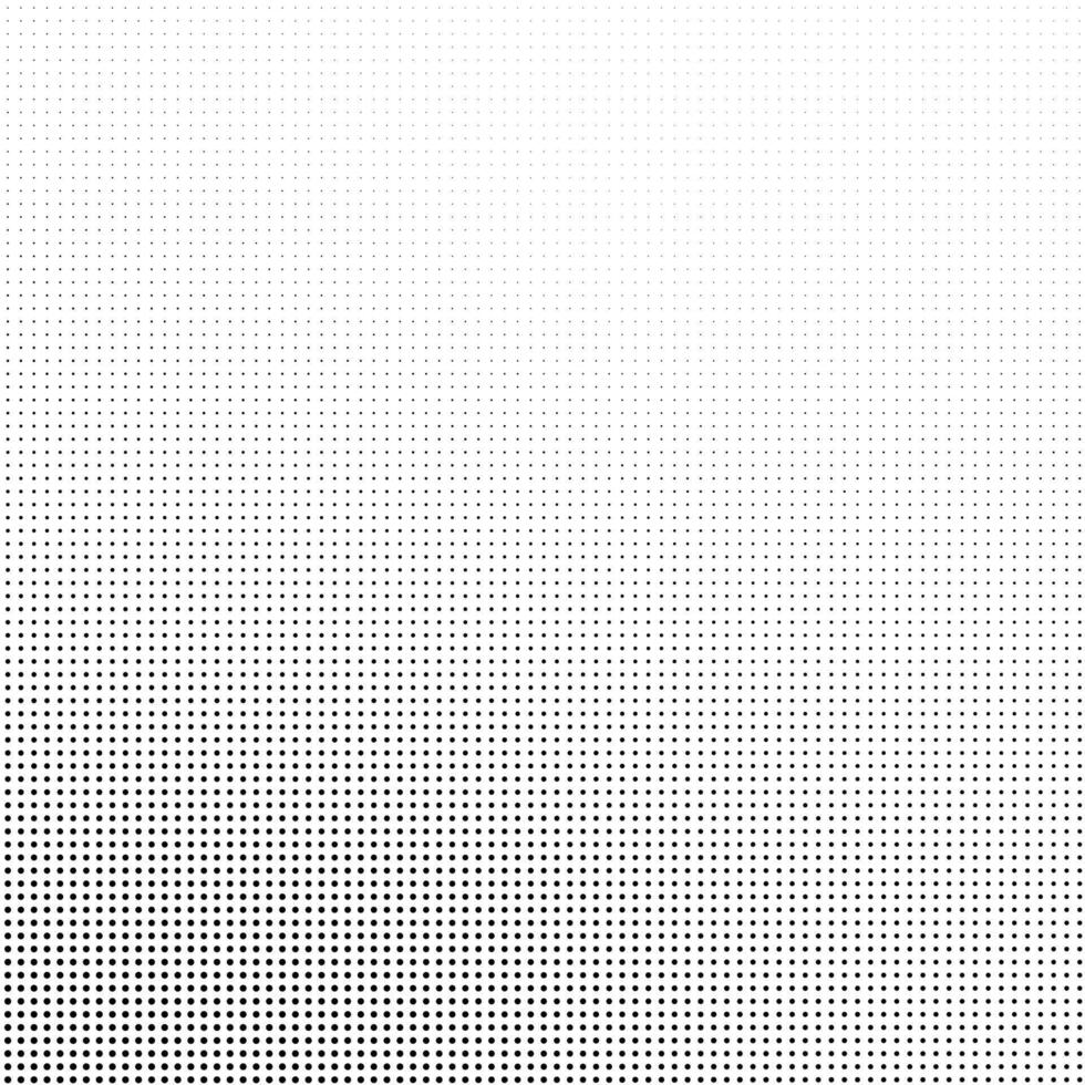 Abstract halftone background in black and white. Dotted pattern. vector