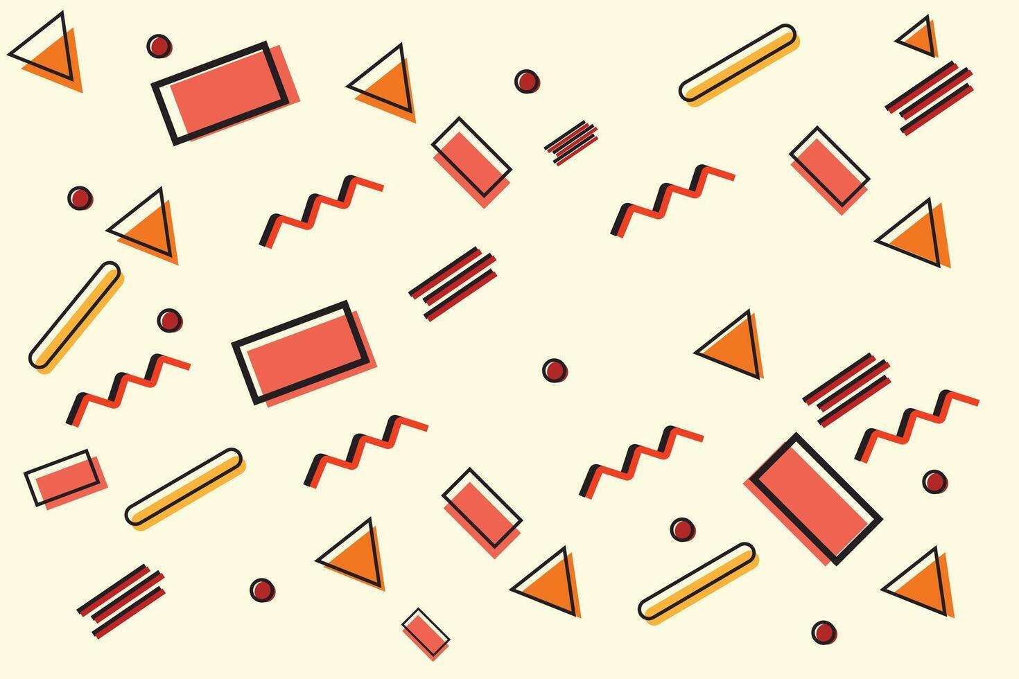 a colorful pattern with geometric shapes and lines vector