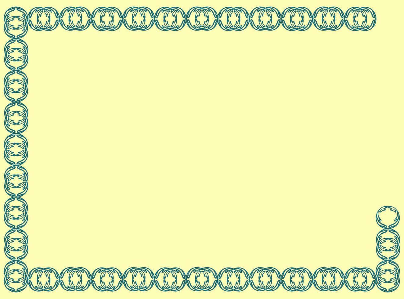 Art deco nouveau retro style repeated frame border collection background art decorative poster element editable vector