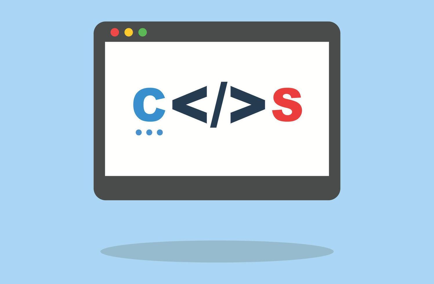 web desarrollo y codificación programación vector