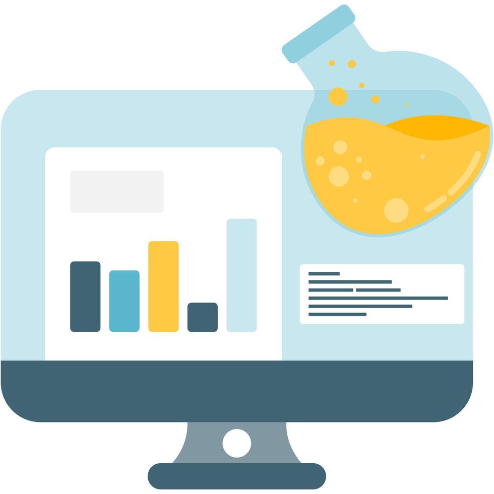 Interactive Lab Result Dashboard for Clinics vector