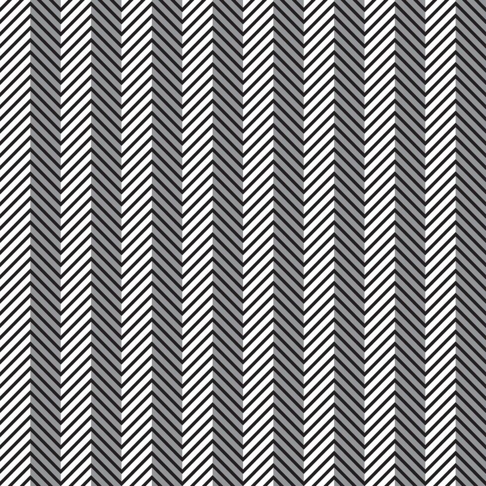 black and white zigzag seamless design for pattern and background. vector