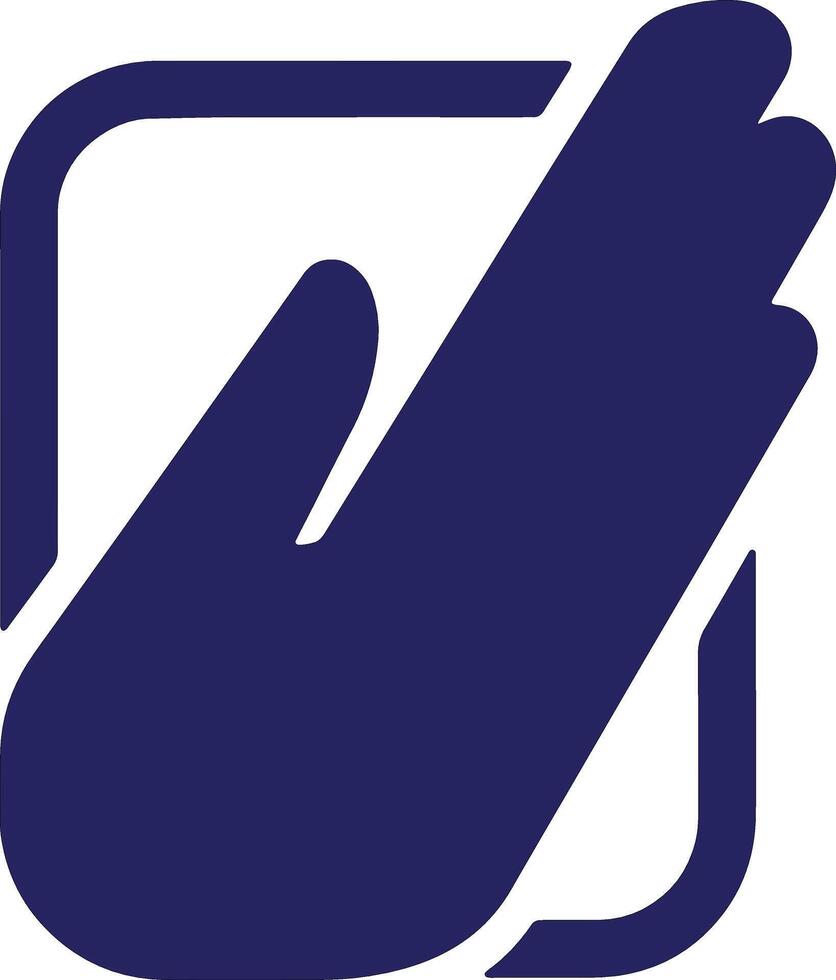 Clean and Simple Illustration of a Hand Gesture Icon. Ideal for Business Applications, User Interface Design, and Interactive Digital Planning Tools vector