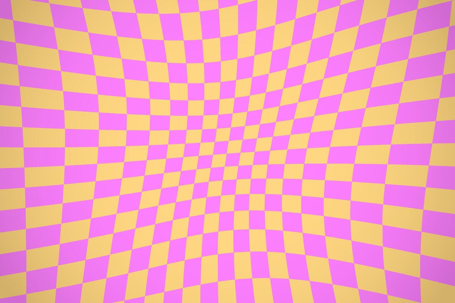 abstract retro background in groovy style. Vintage groovy chessboard background. vector