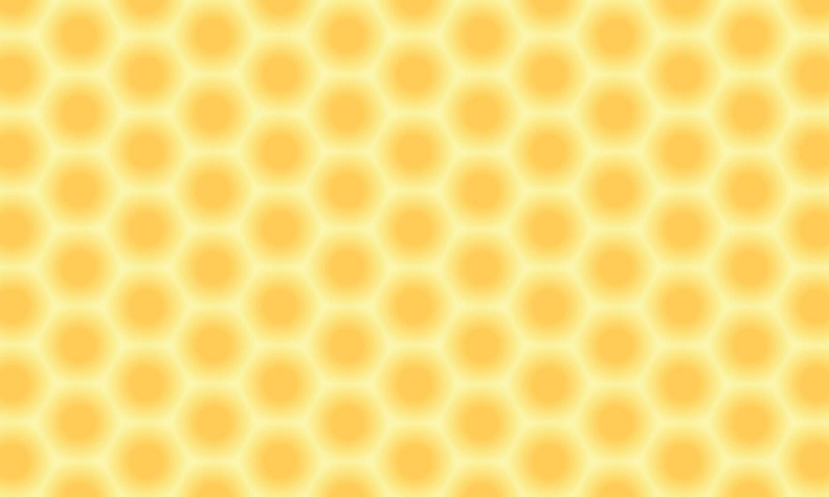 Seamless honey pattern with light and dark yellow gradient creates an attractive background on white vector